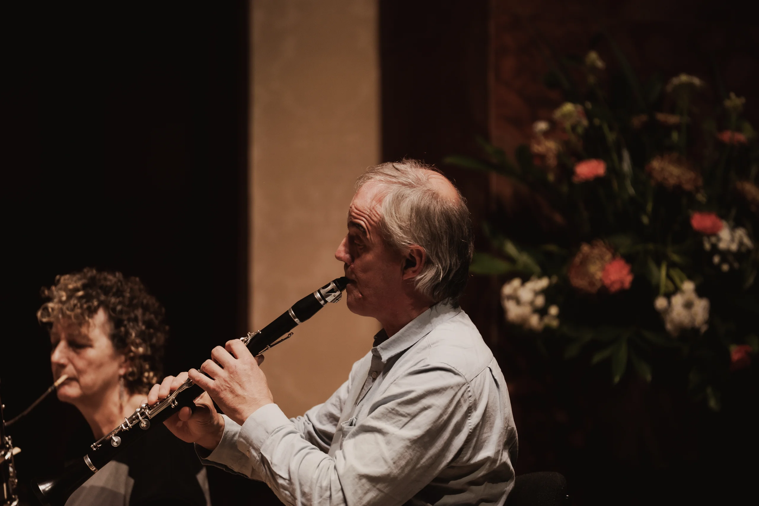 Gareth Hulse on oboe performing with The Nash Ensemble